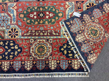 Mamluk 9X12 Multicolor handmade Wool Rug # 11363