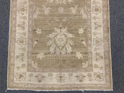 Oushak Ziegler  2' 7"X10' Handmade Wool Runner Rug # 9640