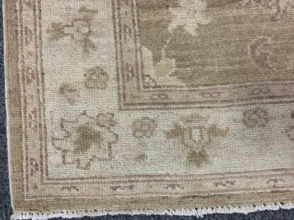 Oushak Ziegler  2' 7"X10' Handmade Wool Runner Rug # 9640