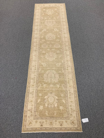 Oushak Ziegler  2' 7"X10' Handmade Wool Runner Rug # 9640