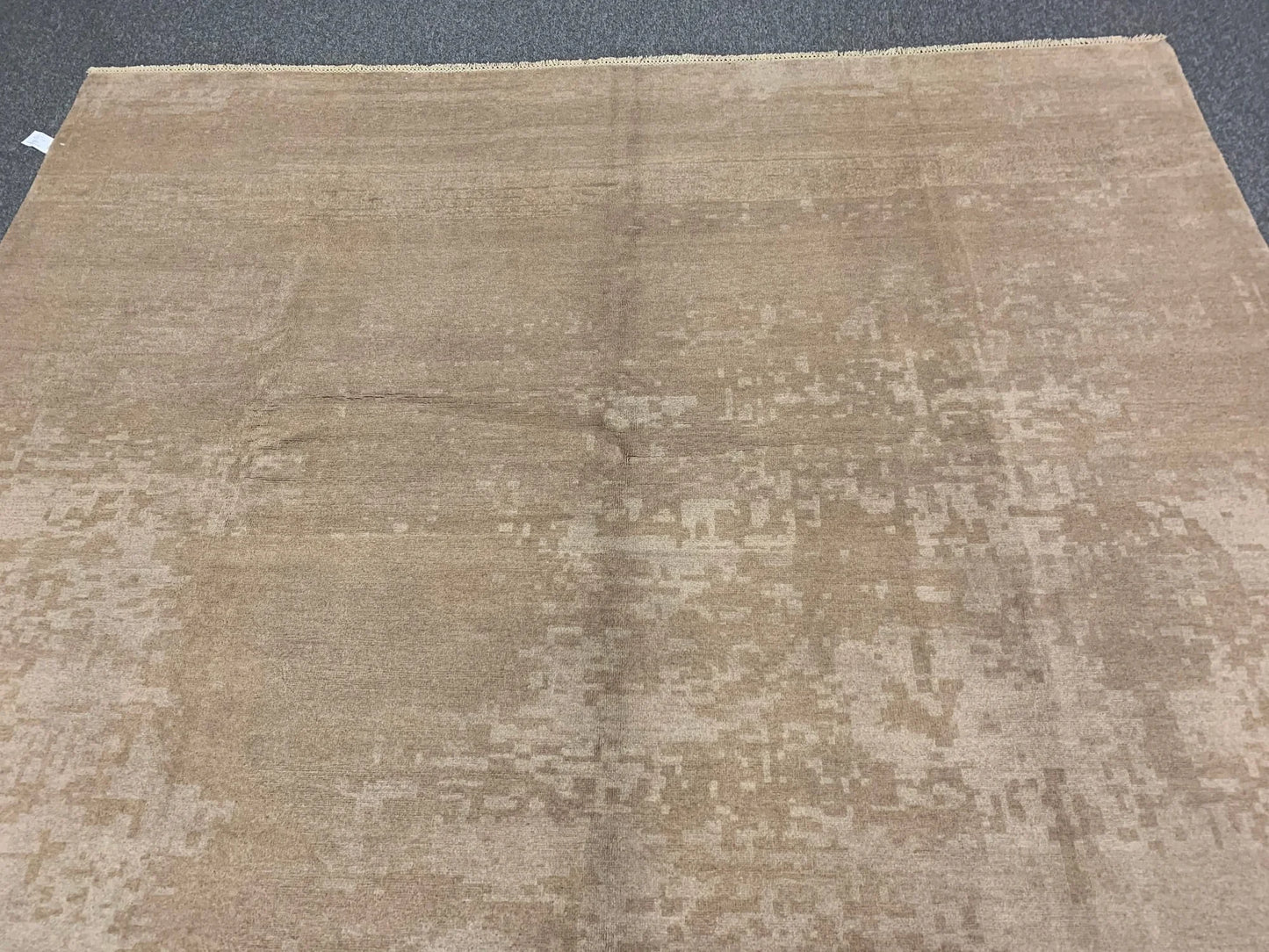 9X11 Modern Natural Wool Color Handmade Rug # 11494