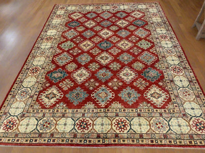 Aryana Karajah 9X12 Handmade Wool Rug # 9855