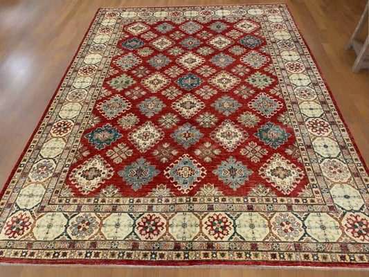Aryana Karajah 9X12 Handmade Wool Rug # 9855
