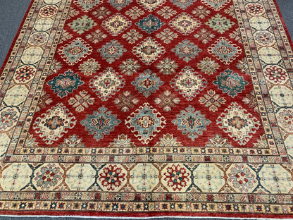 Aryana Karajah 9X12 Handmade Wool Rug # 9855