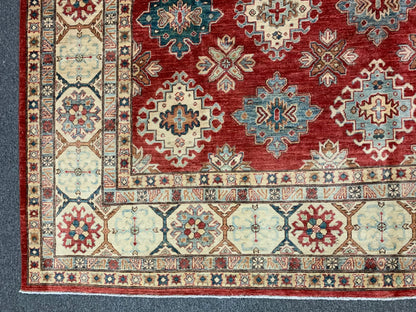 Aryana Karajah 9X12 Handmade Wool Rug # 9855