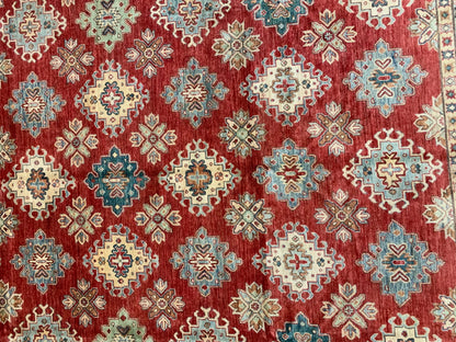 Aryana Karajah 9X12 Handmade Wool Rug # 9855