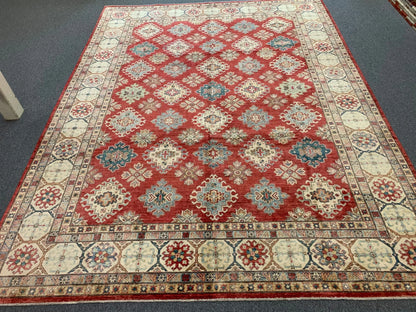 Aryana Karajah 9X12 Handmade Wool Rug # 9855