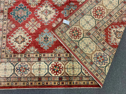 Aryana Karajah 9X12 Handmade Wool Rug # 9855