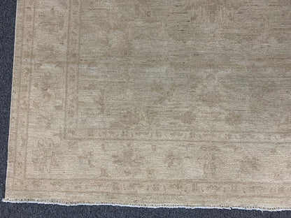 Oushak Ivory/antique looks 5X7 Handmade Wool Rug # 9818