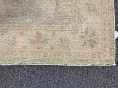 Oushak Ivory/antique looks 5X7 Handmade Wool Rug # 9818