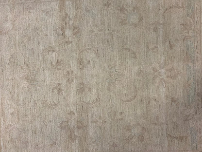 Oushak Ivory/antique looks 5X7 Handmade Wool Rug # 9818