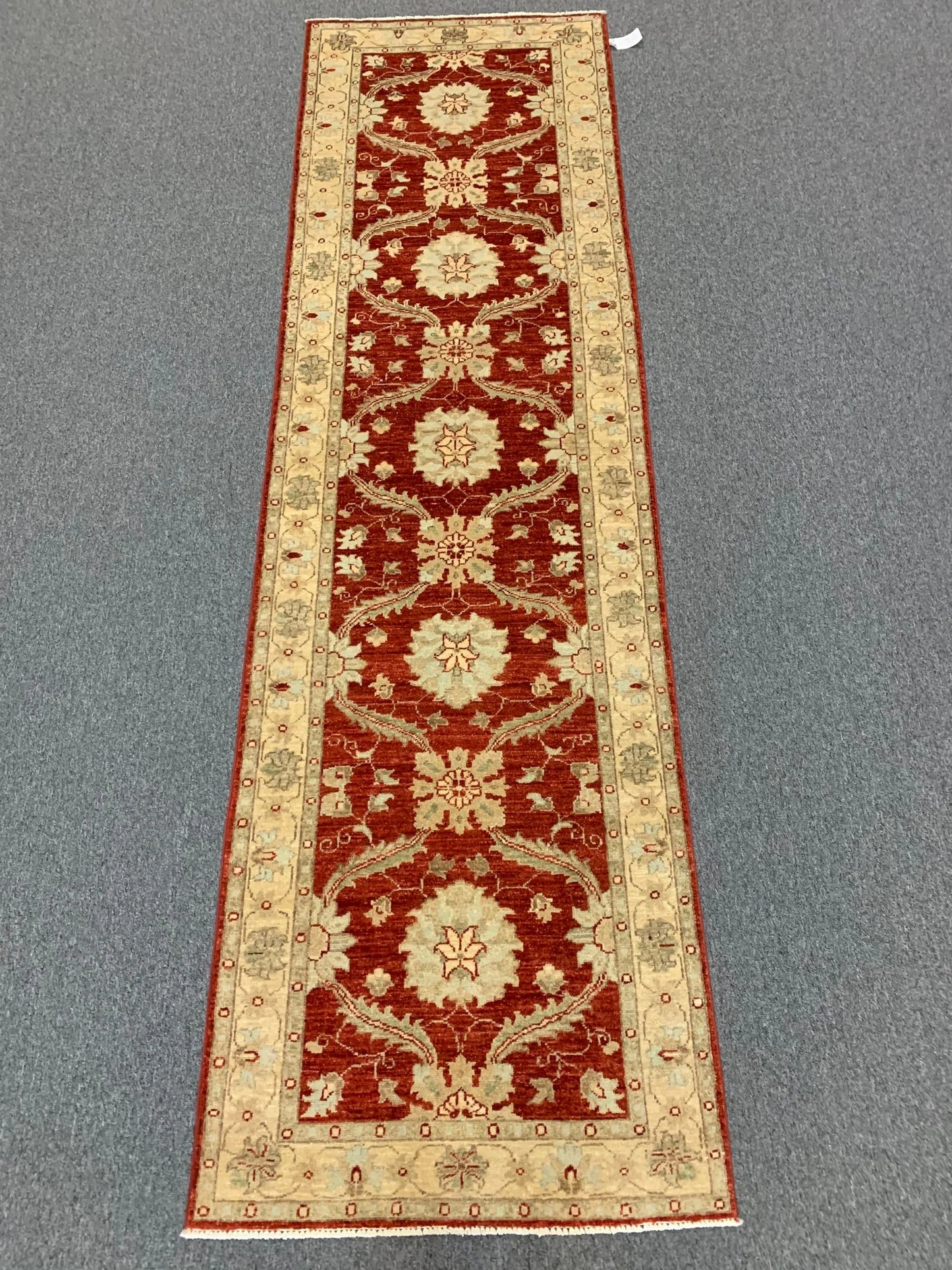 2'6"X10' Oushak Chobi Handmade Wool Runner # 10284