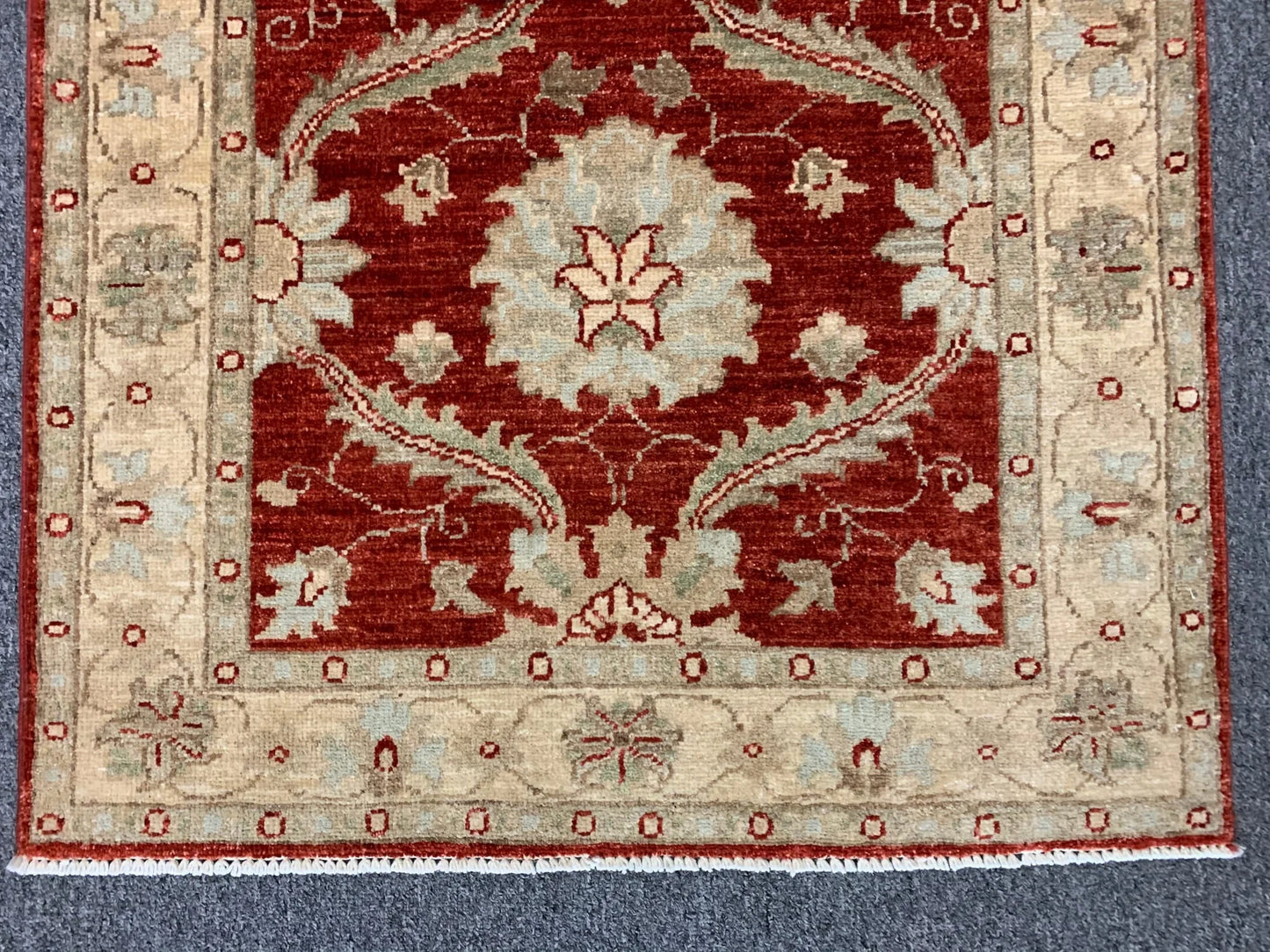 2'6"X10' Oushak Chobi Handmade Wool Runner # 10284