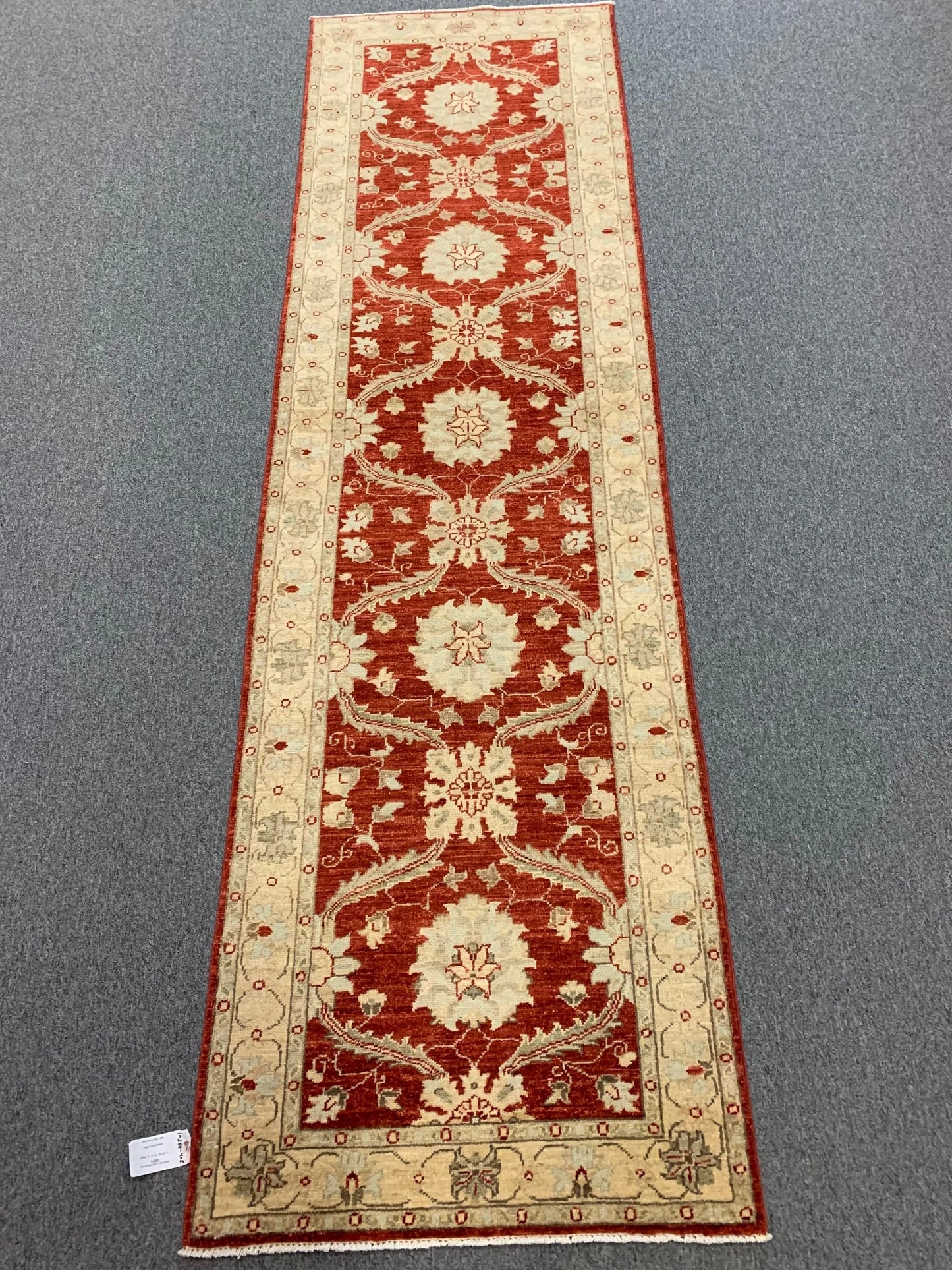 2'6"X10' Oushak Chobi Handmade Wool Runner # 10284