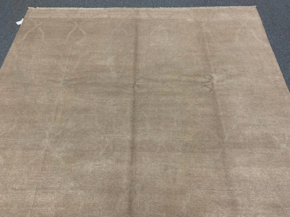 Moroccan 8X10 Natural Wool Color Handmade Rug # 11477