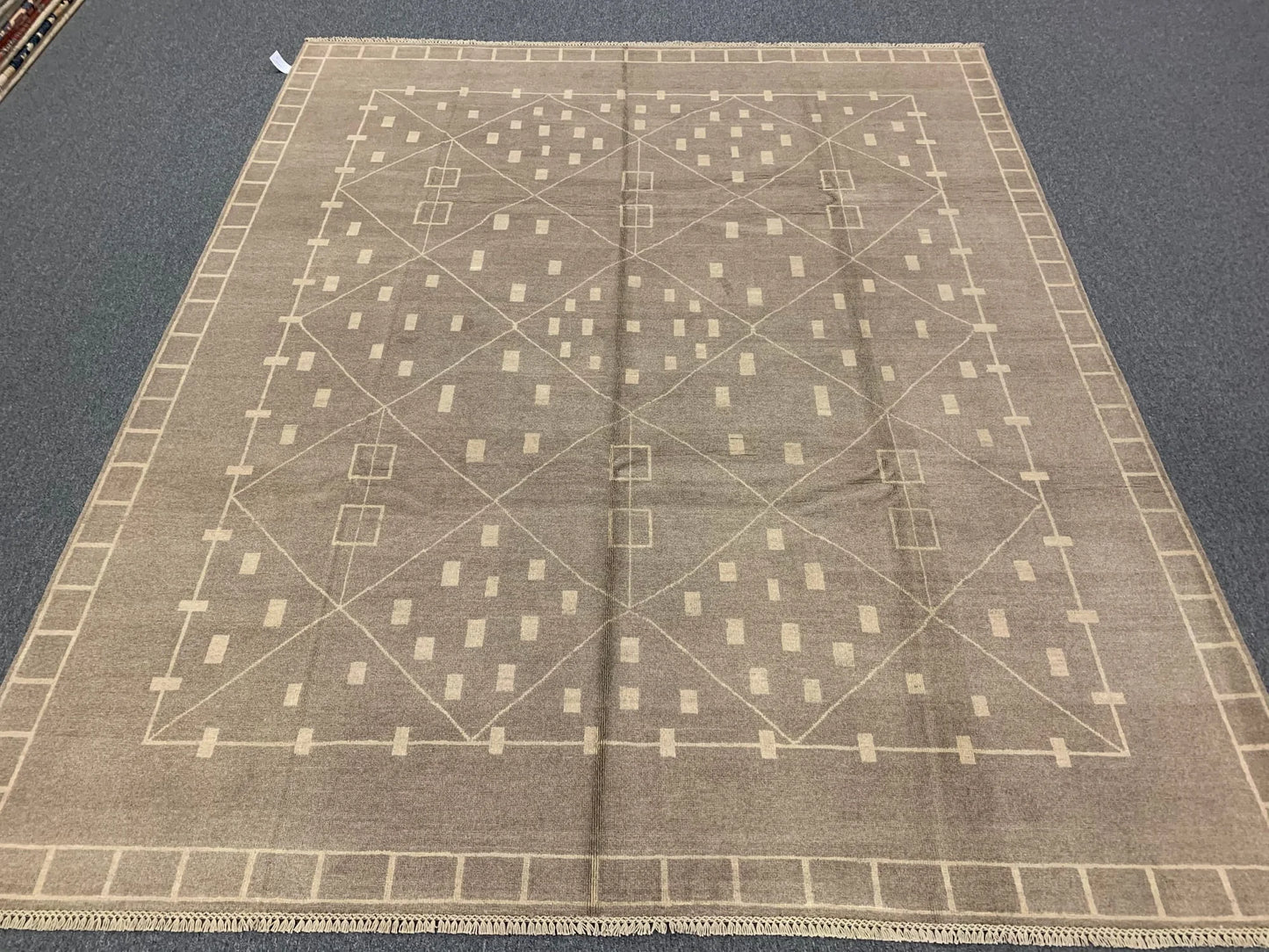 8X10 Moroccan Natural Wool Color Handmade Rug # 11482