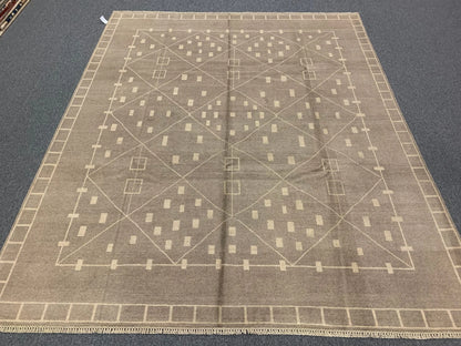 8X10 Moroccan Natural Wool Color Handmade Rug # 11482