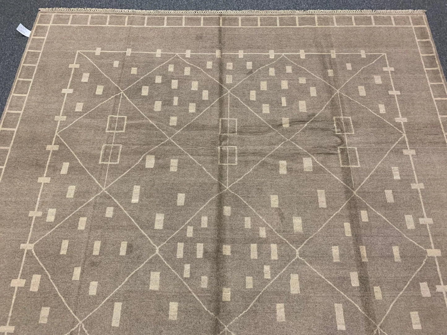 8X10 Moroccan Natural Wool Color Handmade Rug # 11482