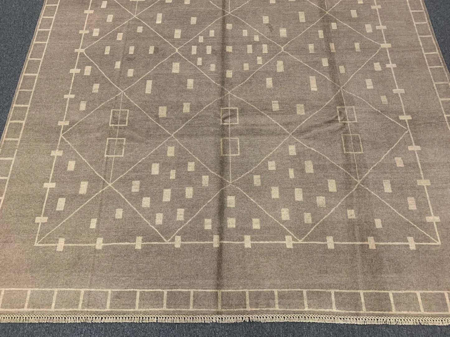 8X10 Moroccan Natural Wool Color Handmade Rug # 11482