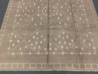 8X10 Moroccan Natural Wool Color Handmade Rug # 11482