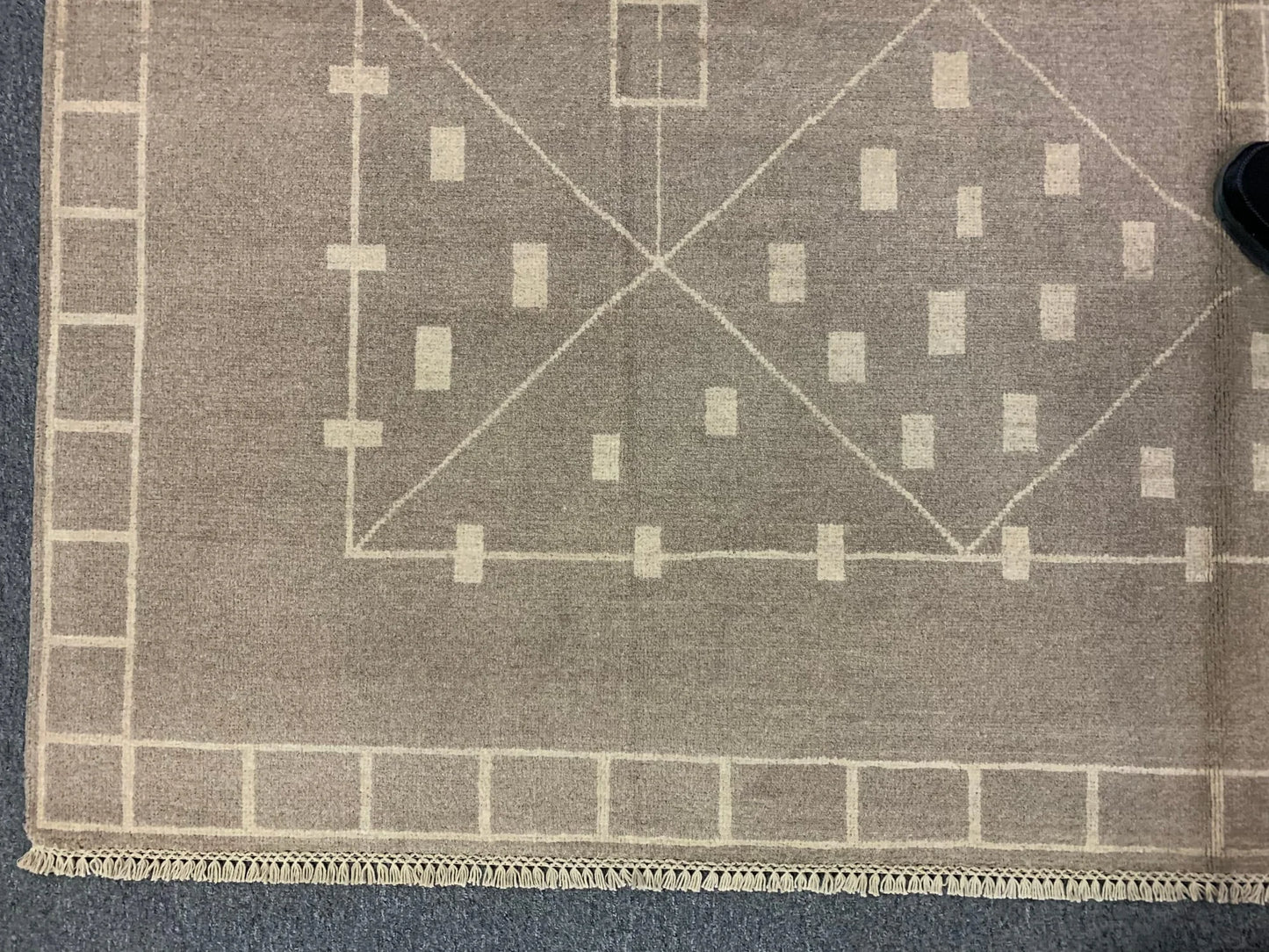8X10 Moroccan Natural Wool Color Handmade Rug # 11482