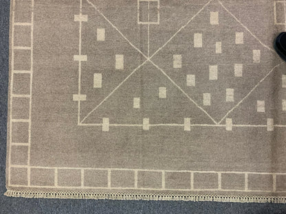 8X10 Moroccan Natural Wool Color Handmade Rug # 11482