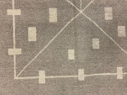 8X10 Moroccan Natural Wool Color Handmade Rug # 11482