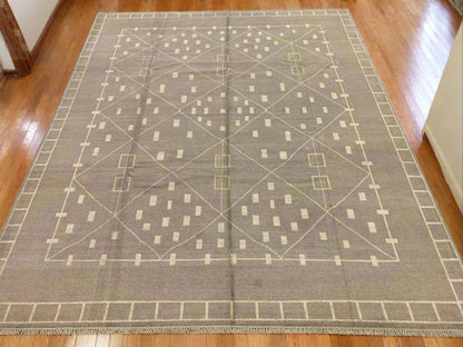 8X10 Moroccan Natural Wool Color Handmade Rug # 11482
