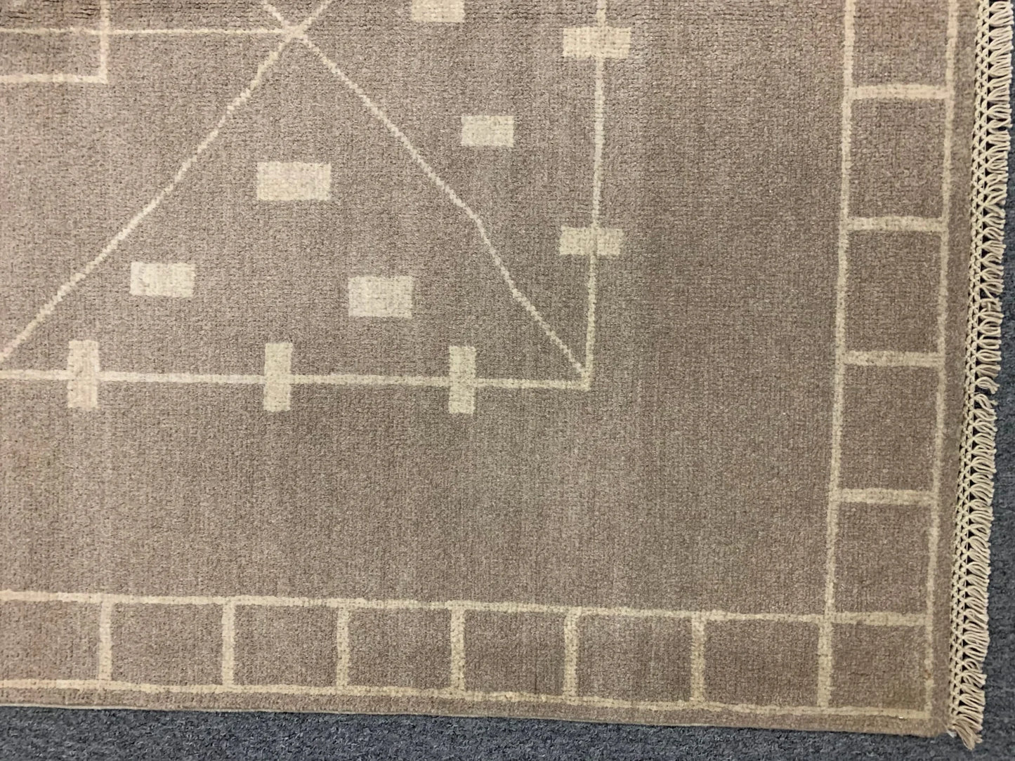 8X10 Moroccan Natural Wool Color Handmade Rug # 11482