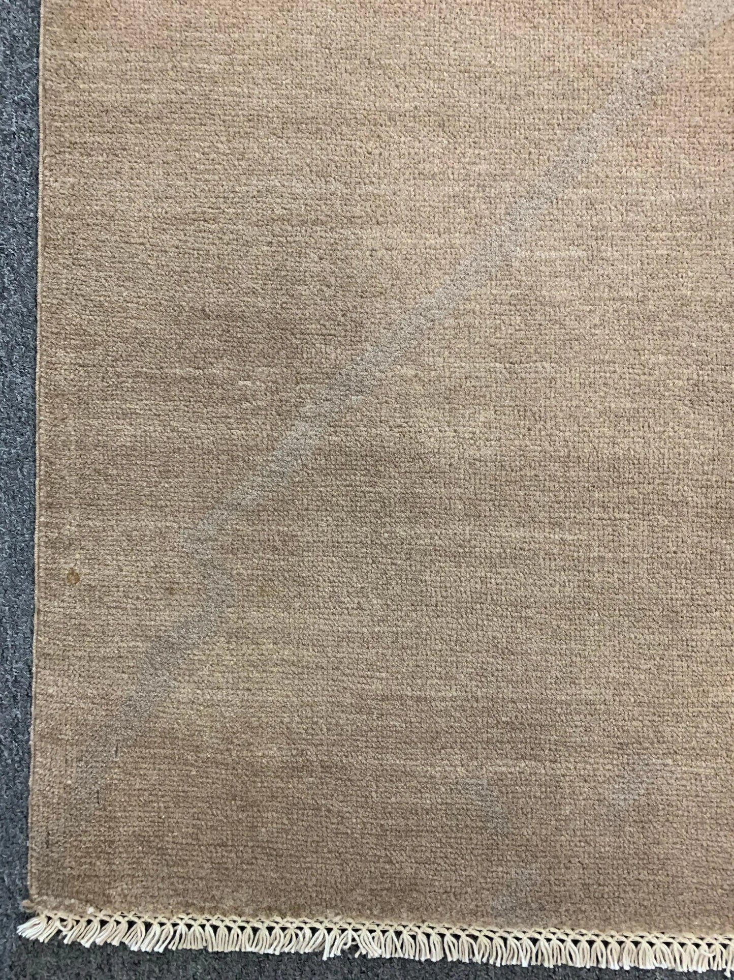 Moroccan 8X10 Natural Wool Color Handmade Rug # 11483