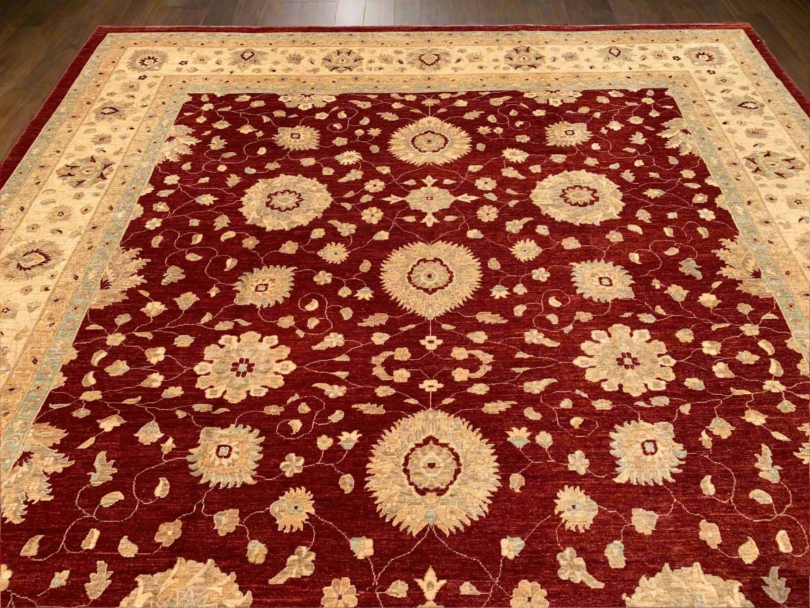 12X15 Oushak Ziegler Handmade Wool Rug # 8587