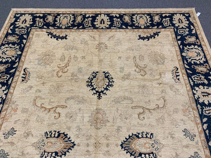 Chobi Ziegler 10X14 Handmade Wool Rug # 10528