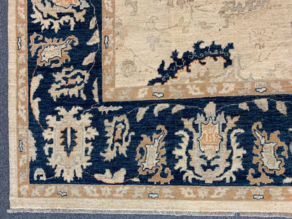 Chobi Ziegler 10X14 Handmade Wool Rug # 10528