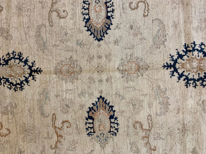 Chobi Ziegler 10X14 Handmade Wool Rug # 10528