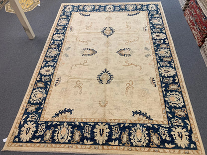 Chobi Ziegler 10X14 Handmade Wool Rug # 10528