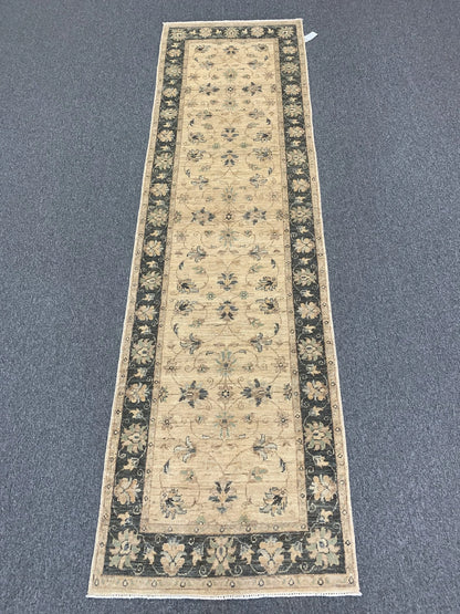 Runner Oushak 2' 9"X10' Handmade Wool Rug # 10538