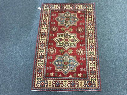 3' X 5' Fine Kazak Handmade Wool Rug # 10423