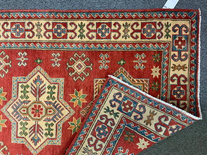 3' X 5' Fine Kazak Handmade Wool Rug # 10423