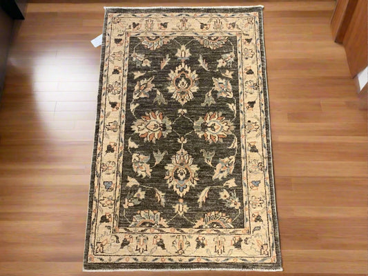 3X4 Oushak Chobi Handmade Wool Rug # 10547