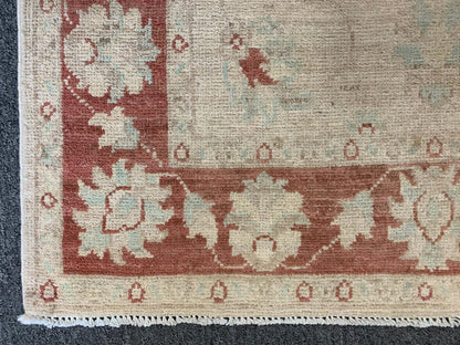 Oushak Chobi 3X4 Handmade Wool Rug # 9631