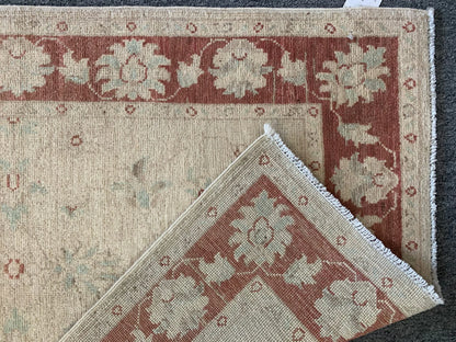 Oushak Chobi 3X4 Handmade Wool Rug # 9631