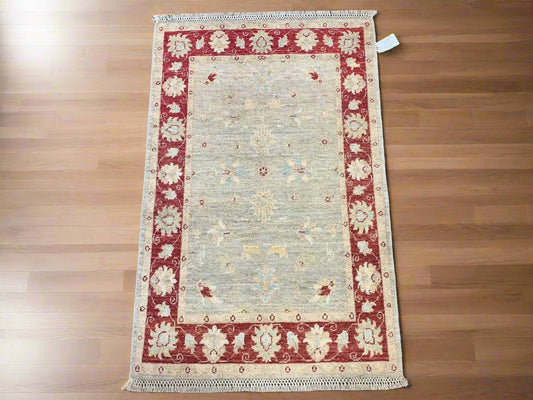 Chobi 3X4 Handmade Wool Rug # 11422