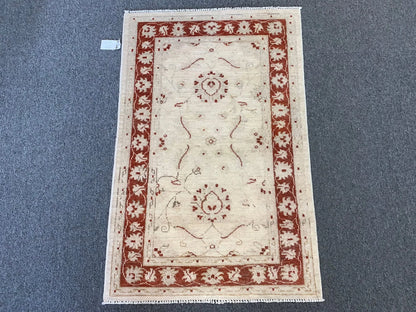 Oushak Chobi 3X4 Handmade Wool Rug # 9283