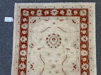Oushak Chobi 3X4 Handmade Wool Rug # 9283