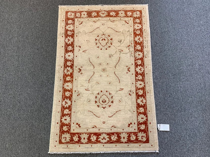 Oushak Chobi 3X4 Handmade Wool Rug # 9283