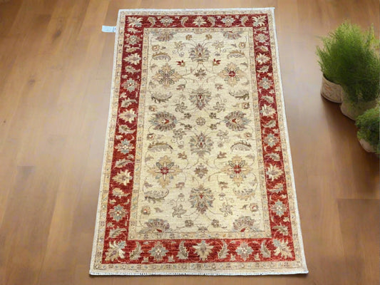 3X5 Oushak Hand Knotted Wool Rug # 10265