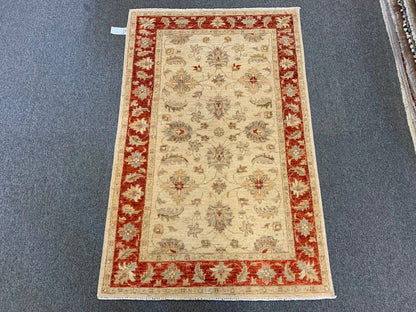 3X5 Oushak Hand Knotted Wool Rug # 10265