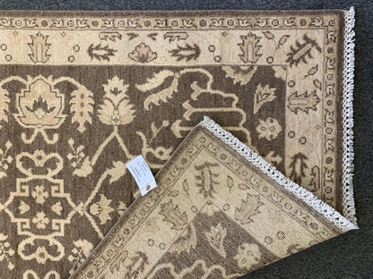 3' X 5' Oushak Natural Brown Handmade Wool Rug # 11532