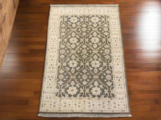3X5 Ziegler Oushak Handmade Wool Rug # 11424