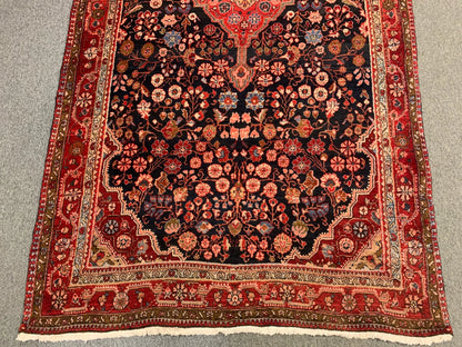 Wide Runner 5' 3" X 9' 10" Authentic Hamadan Hand Knotted Rug # 11611
